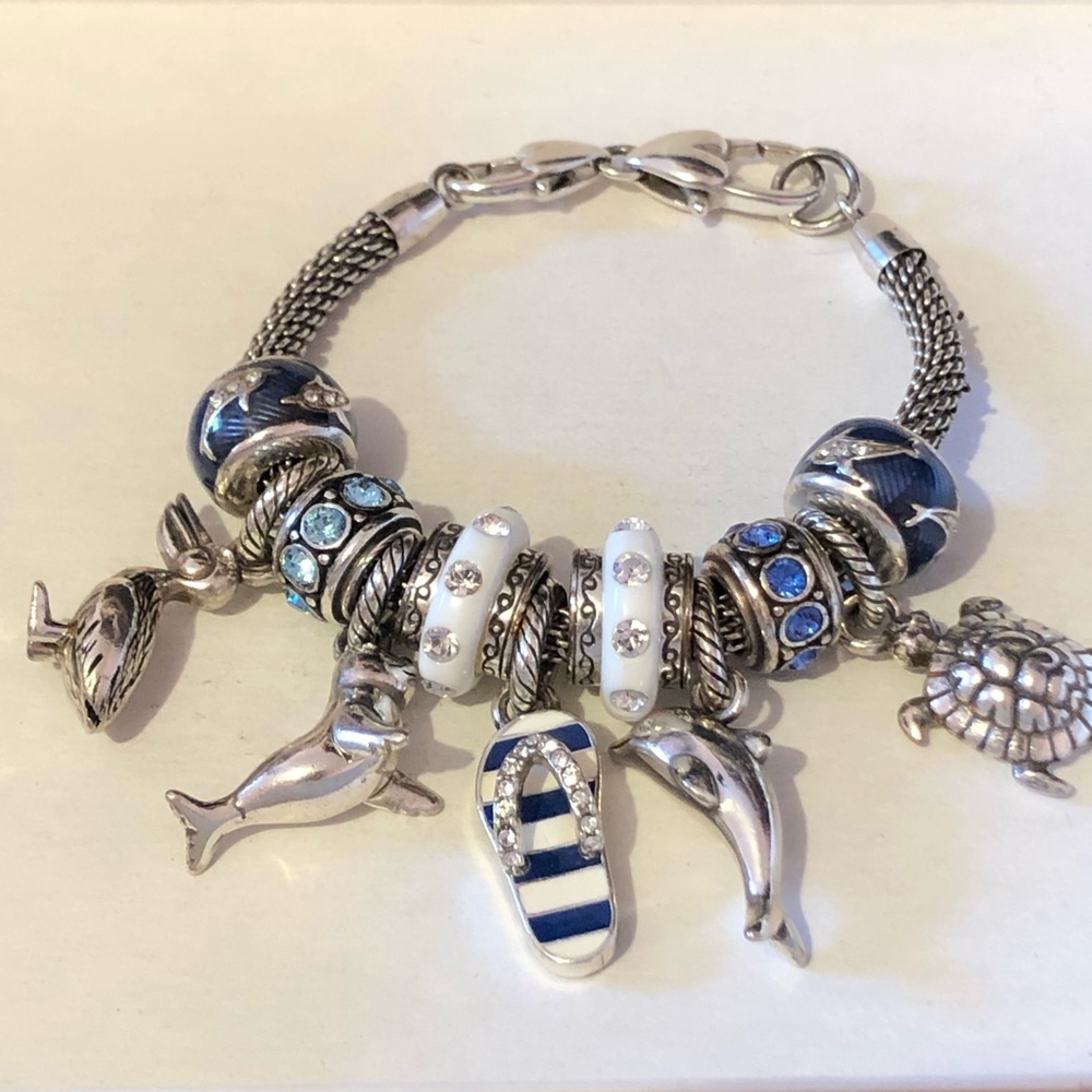 🆕 Brighton Sammy Seal silver charm Clear crystal eyes Black enamel nose Retired - Picture 5 of 6